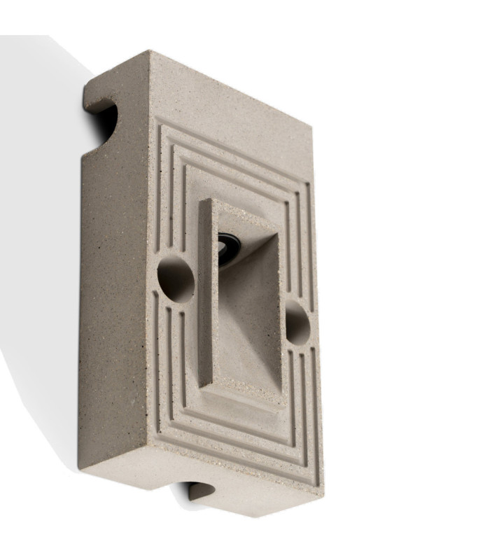 Arc Recessed Wall Lighting Recessed Horizontal Structure LED Cement