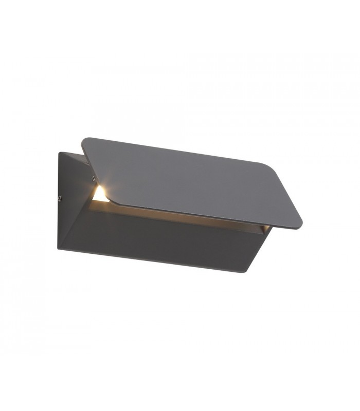 Up & Downward Lighting Wall Lamp, 1 x 5W LED, 3000K, 190lm, IP54, Anthracite - 4