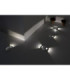 Xena Bollard IP66 Surface 4 Side LED 7.2W 3000K On-Off Grey