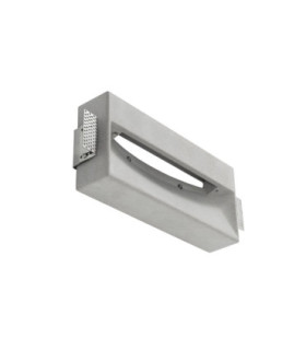 Arc Recessed Wall Lighting Plasterboard Vertical Structure LED Cement