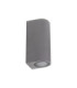 Eko Surface-Mounted Wall Light IP66 Single Emission GU10 8W Grey