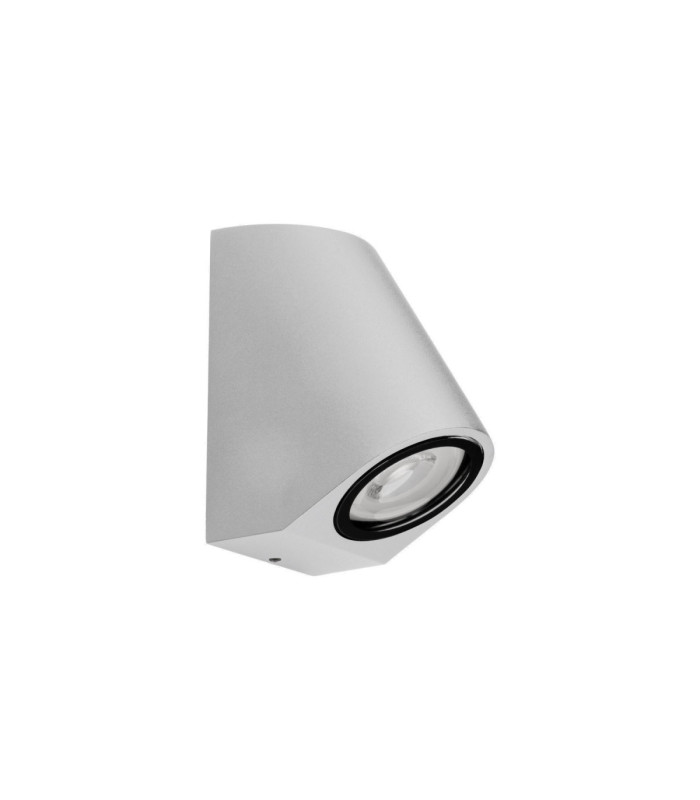 Eko Surface-Mounted Wall Light IP66 Inclined GU10 8W Urban Grey-1