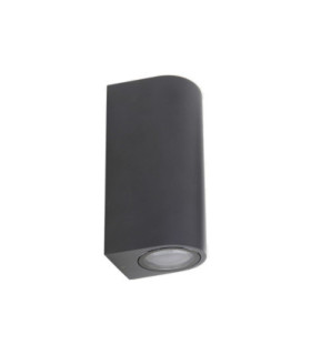 Eko Surface-Mounted Wall Light IP66 Double Emission LED 12.2W 3000K Grey