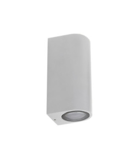 Eko Surface-Mounted Wall Light IP66 Double Emission LED 12.2W 3000K Urban Grey