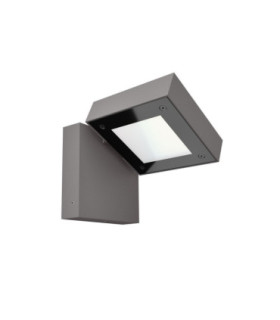 Modis Surface-Mounted Wall Light IP66 Opal Single LED 13.2W CCT 2700-3200-4000K On-Off Brown-1