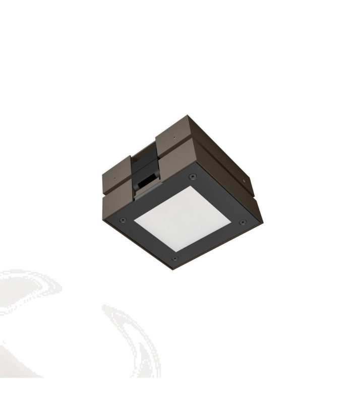 Modis Surface-Mounted Wall Light IP66 Opal Single LED 13.2W CCT 2700-3200-4000K On-Off Brown-2