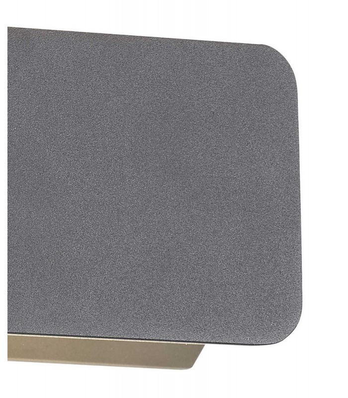 Up & Downward Lighting Wall Lamp, 1 x 5W LED, 3000K, 190lm, IP54, Anthracite - 9