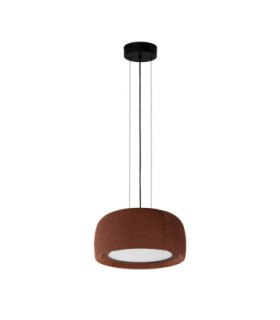 Nemesis Surface-Mounted Wall Light IP54 Frontal E27 15W Brown