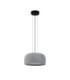 Gong Pendant Microprisma Ø340 LED 15W 4000K Black Fabric