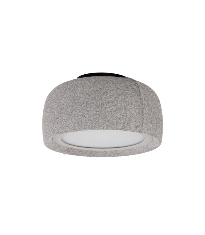 Gong Surface-Mounted Ceiling Light Microprisma Ø340 LED 18.7W 2700K Black
