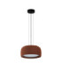 Gong Pendant Opal Ø340 LED 15W 2700K Silk Grey Cream Fabric