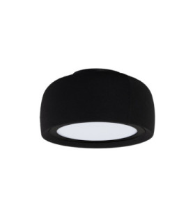 Gong Surface-Mounted Ceiling Light Opal Ø340 LED 18.7W 2700K Mahogany Brown