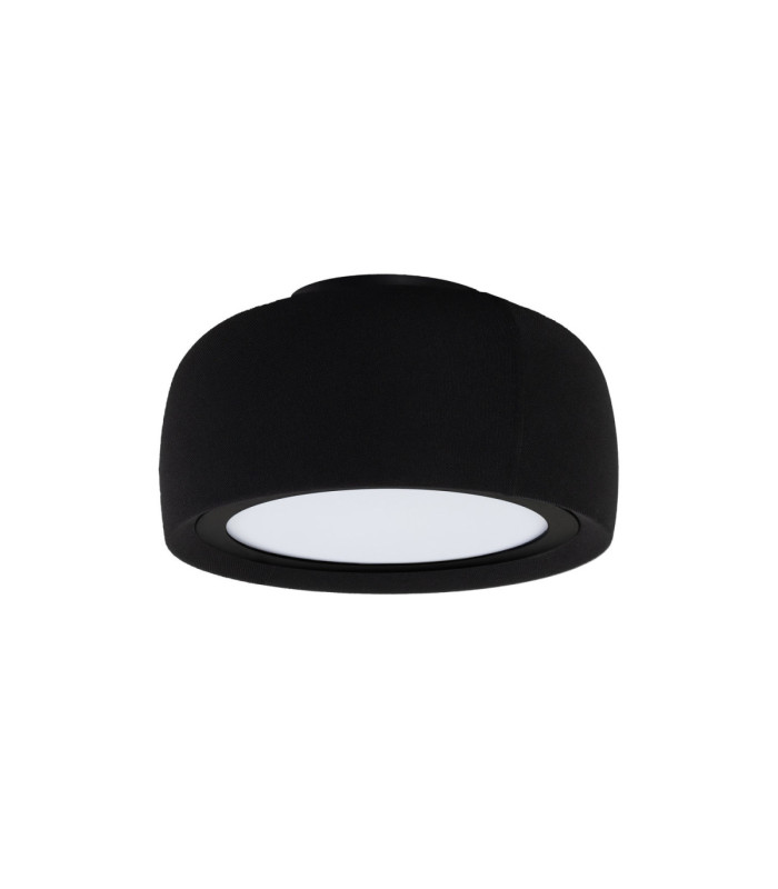 Gong Surface-Mounted Ceiling Light Opal Ø340 LED 18.7W 3000K Mahogany