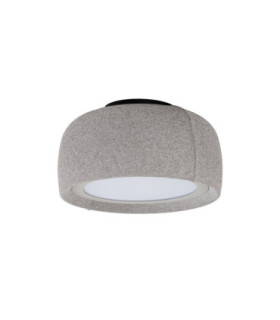 Gong Surface-Mounted Ceiling Light Opal Ø340 LED 18.7W 3000K Black