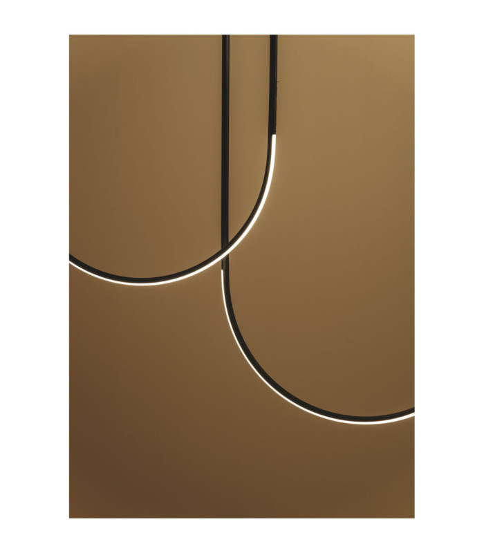 Tubs Pendant Modular Pendant Double Arch LED 74.3W 3000K On-Off Black