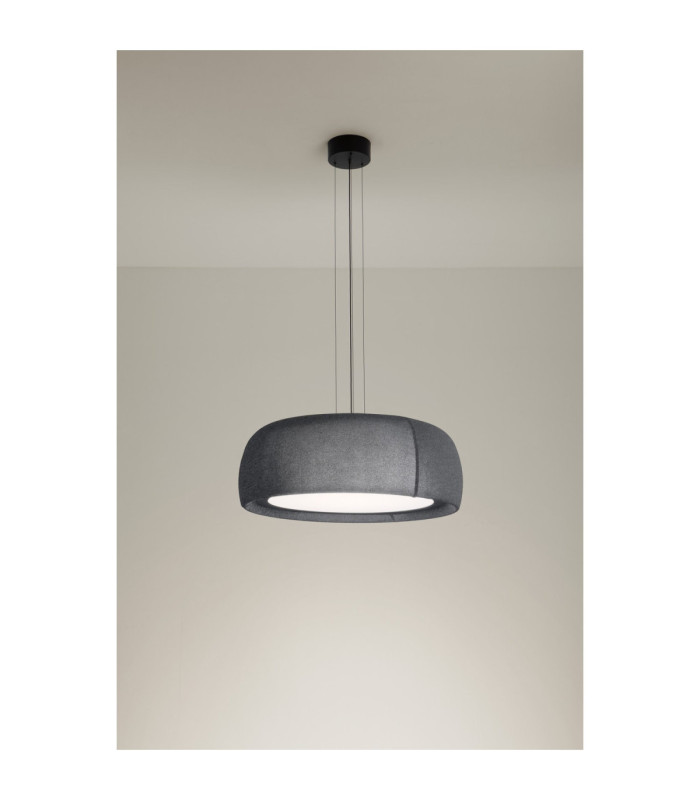 Gong Pendant LED 28W 4000K Mahogany Brown-2