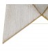 Wall Down Lamp, 1 x 7W LED, 3000K, 610lm, IP54, White, Gold - 8