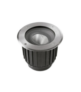 Gea Recessed Uplighting IP65-IP67 Cob Ø185mm LED 13.4W 3000K On-Off Stainless Steel-1