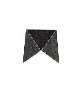 Wall Down Lamp, 1 x 7W LED, 3000K, 610lm, IP54, Black, Silver - 1