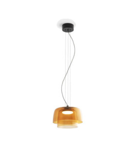 Levels Pendant 2 Tiered Ø320mm + Ø220mm LED 19W CCT 2700-3000-4000K Green