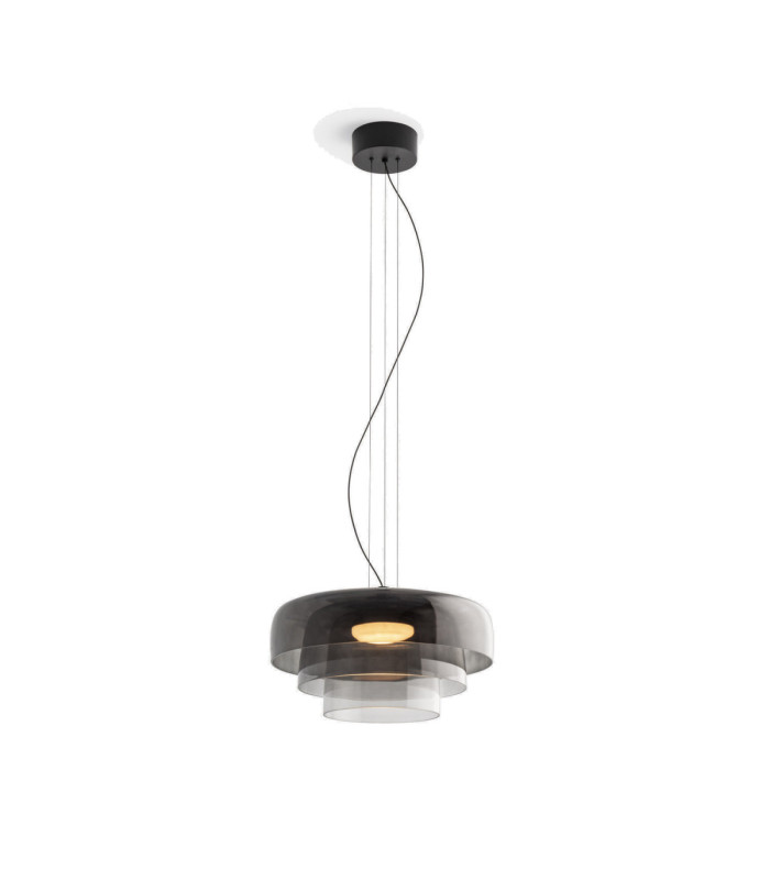 Levels Pendant 2 Tiered Ø320mm + Ø220mm LED 19W CCT 2700-3000-4000K Amber