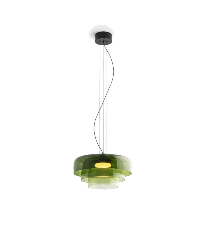 Levels Pendant 3 Tiered Ø420mm + Ø320mm + Ø220mm LED 19W CCT 2700-3000-4000K Grey