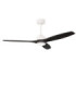 Stem Ceiling Fan Evo Ø1220mm LED 20.2W CCT 3000-4000-5000K On-Off White Dark Brown Blades