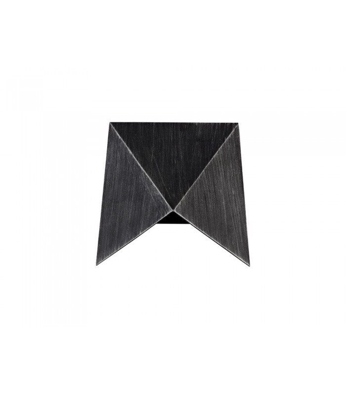 Wall Down Lamp, 1 x 7W LED, 3000K, 610lm, IP54, Black, Silver - 3
