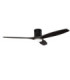 Stem Ceiling Fan Evo Ø1220mm Tube LED 20.2W CCT 3000-4000-5000K On-Off Black Dark Brown Blades