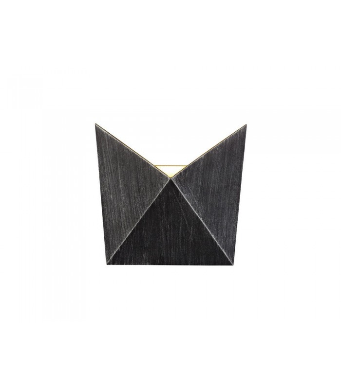 Wall Down Lamp, 1 x 7W LED, 3000K, 610lm, IP54, Black, Silver - 4