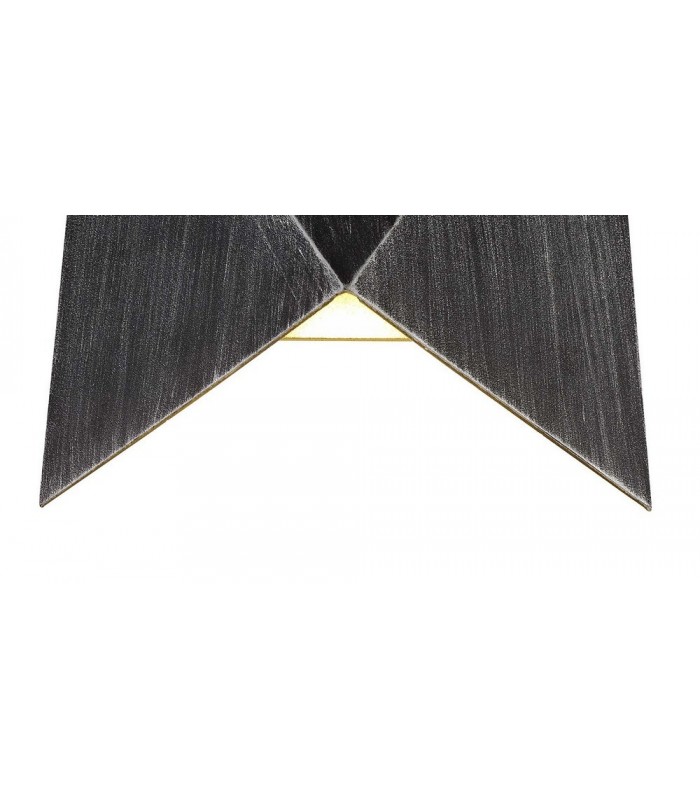 Wall Down Lamp, 1 x 7W LED, 3000K, 610lm, IP54, Black, Silver - 6