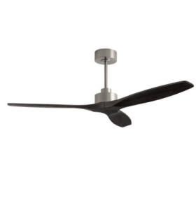 Stem Ceiling Fan Evo Ø1220mm Satin Nickel White Blades