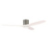Stem Ceiling Fan Evo Ø1220mm Satin Nickel Dark Brown Blades