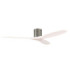 Stem Ceiling Fan Evo Ø1220mm Tube LED 20.2W CCT 3000-4000-5000K On-Off Satin Nickel Dark Brown Blades