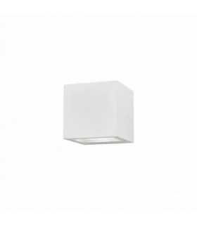 Mini Surface-Mounted Wall Light IP54 Cube LED 5.5W 2700K On-Off Urban Grey