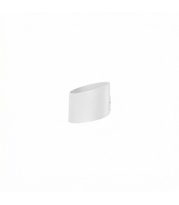 Cut Surface-Mounted Wall Light IP54 LED 9.8W 2700K On-Off Urban Grey