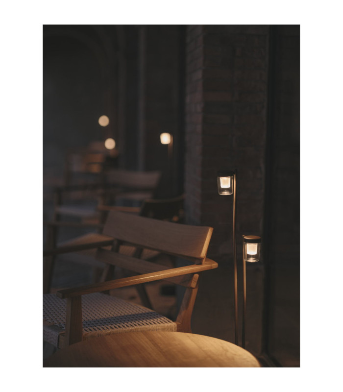 Sinia Bollard IP65 600mm LED 3.4W 2700K Brown-2
