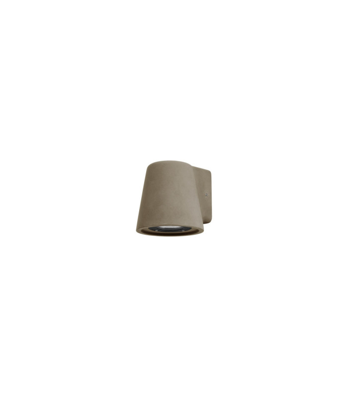 Aren Surface-Mounted Wall Light IP54 Oval E27 15W Cement