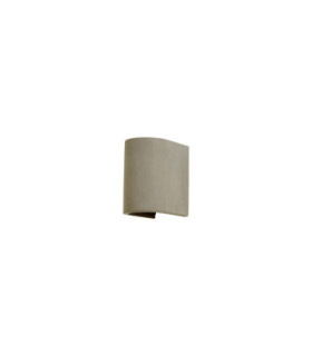 Aren Surface-Mounted Wall Light IP66 Cone GU10 8W Sand Concrete