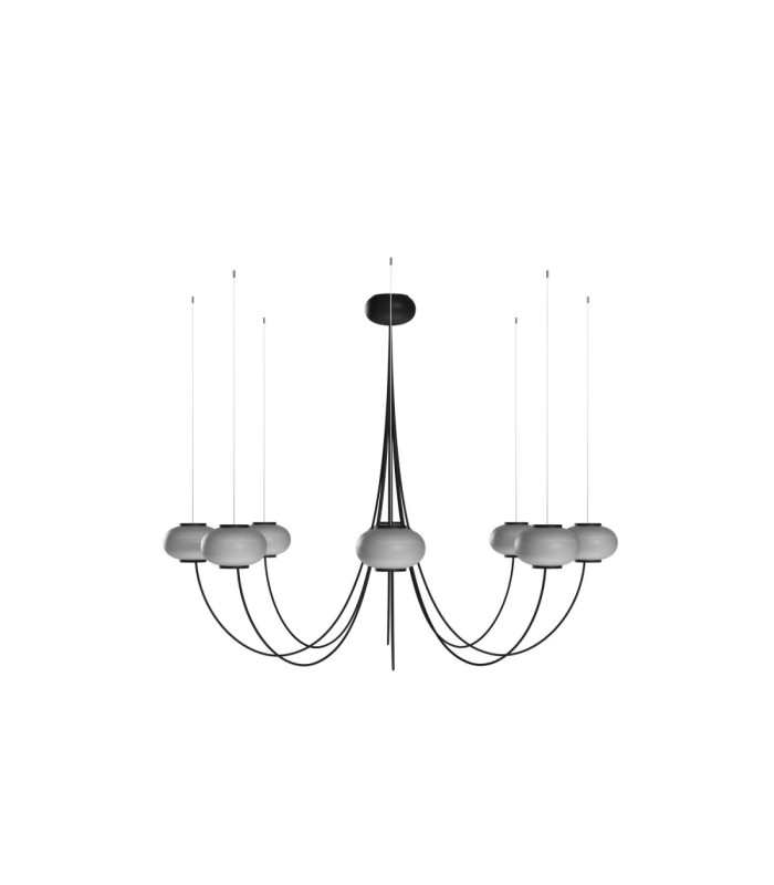 Hop Pendant 4 Light LED 22W 2700K Black-2