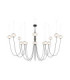 Hop Pendant Chandelier 8 Light LED 44W 2700K Black-1