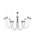 Hop Pendant Chandelier 8 Light LED 44W 2700K Black-2