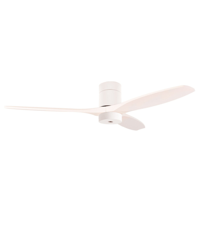 Stem Ceiling Fan Evo Ø1320mm Play LED 13W 2700K On-Off Satin Nickel Black Blades