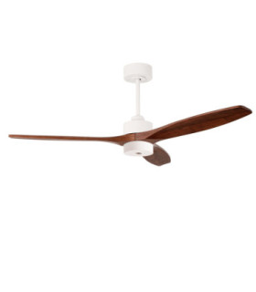 Stem Ceiling Fan Evo Ø1220mm Play LED 13W 2700K On-Off White Light Brown Blades