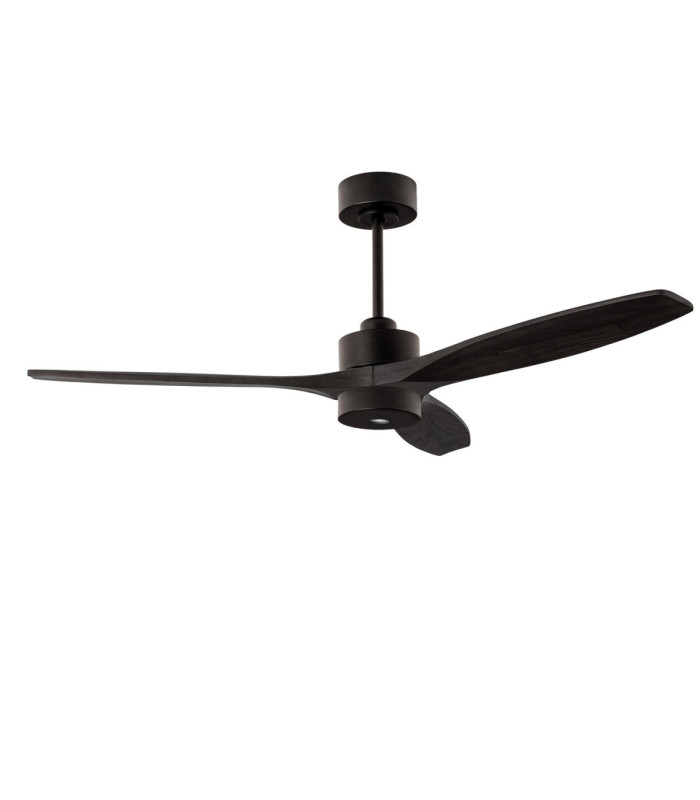 Stem Ceiling Fan Evo Ø1220mm Play LED 13W 2700K On-Off Black Dark Brown Blades