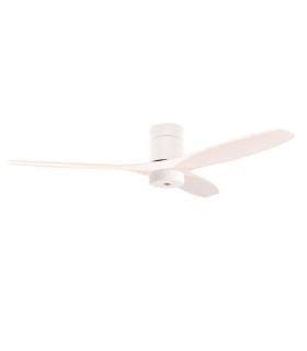 Stem Ceiling Fan Evo Ø1220mm Play LED 13W 2700K On-Off Satin Nickel Black Blades