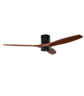 Stem Ceiling Fan Evo Ø1220mm Tube Play LED 13W 2700K On-Off Black Light Brown Blades