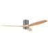 Stem Ceiling Fan Evo Ø1220mm Tube Play LED 13W 2700K On-Off Satin Nickel White Blades