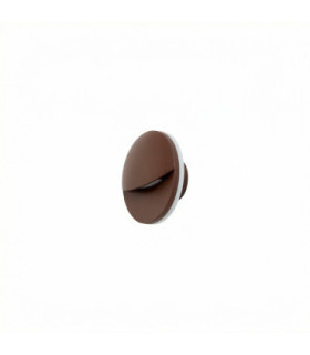 Rain Surface-Mounted Wall Light IP65 LED 12.1W 2700K On-Off Brown