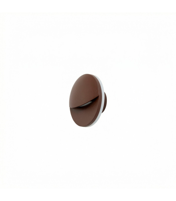 Rain Surface-Mounted Wall Light IP65 LED 12.1W 2700K On-Off Brown